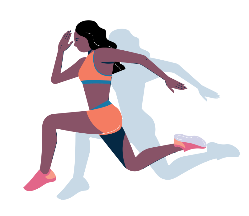 Runner illustration